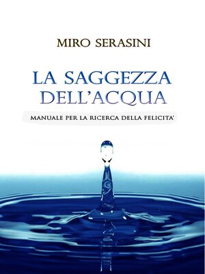 cover image of LA SAGGEZZA DELL'ACQUA